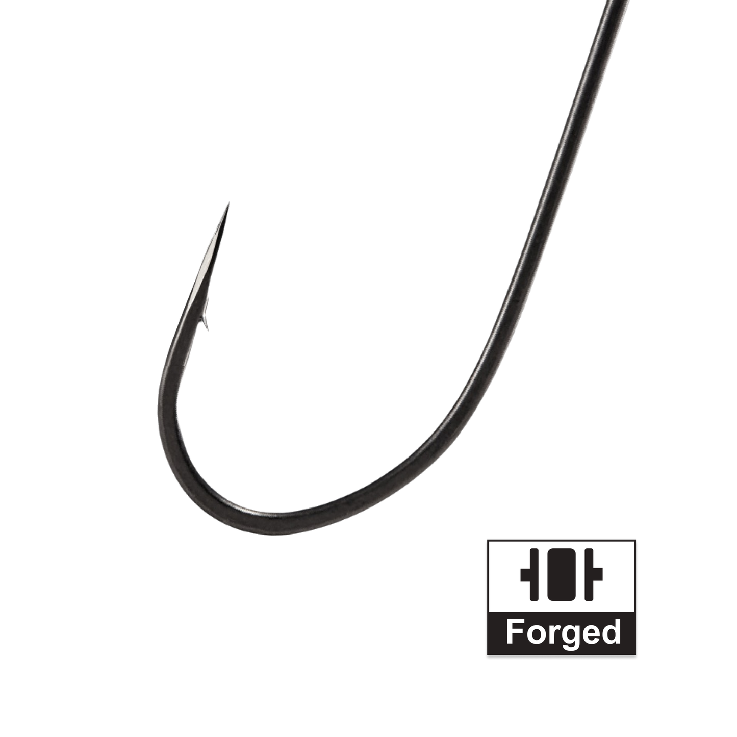 Finesse Offset Worm Hook, Teflon Nano Smooth Coat, 9014(0.8X), #1~4/0, #HK59014A