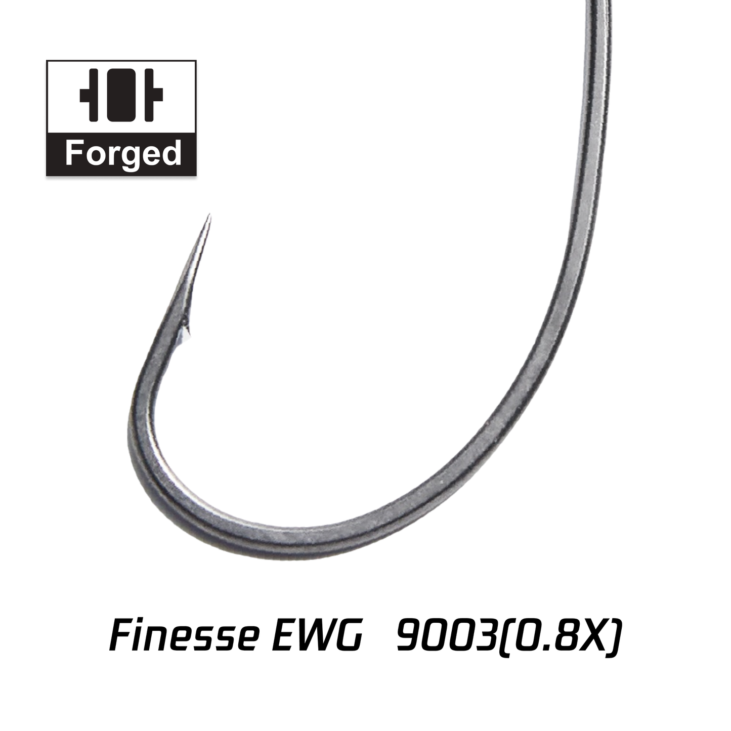 Finesse Offset EWG Hook, Teflon Nano Smooth Coat, 9003(0.8X), #4~1/0, #HK59003A