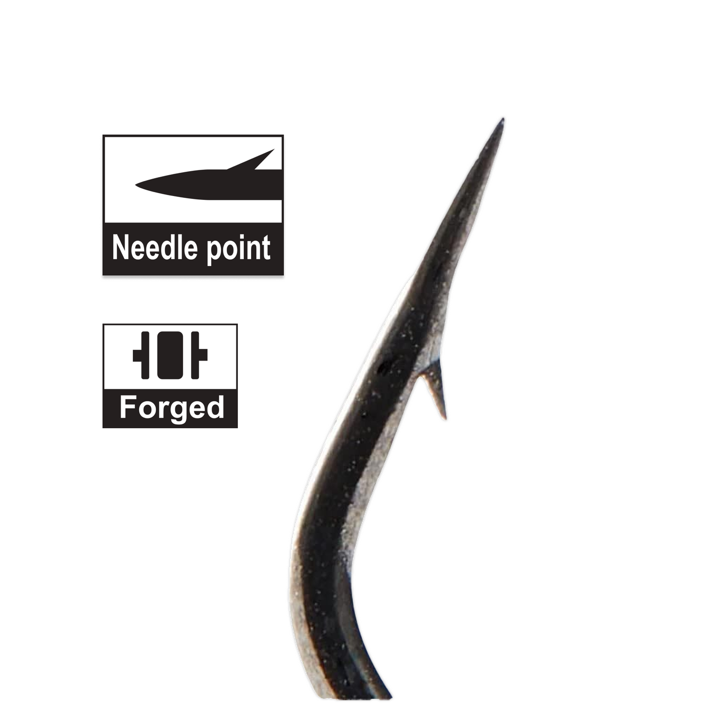 Wacky, Drop Shot Hook, Teflon Nano Smooth Coat, 8203(2X), #3~3/0, #HK58203A