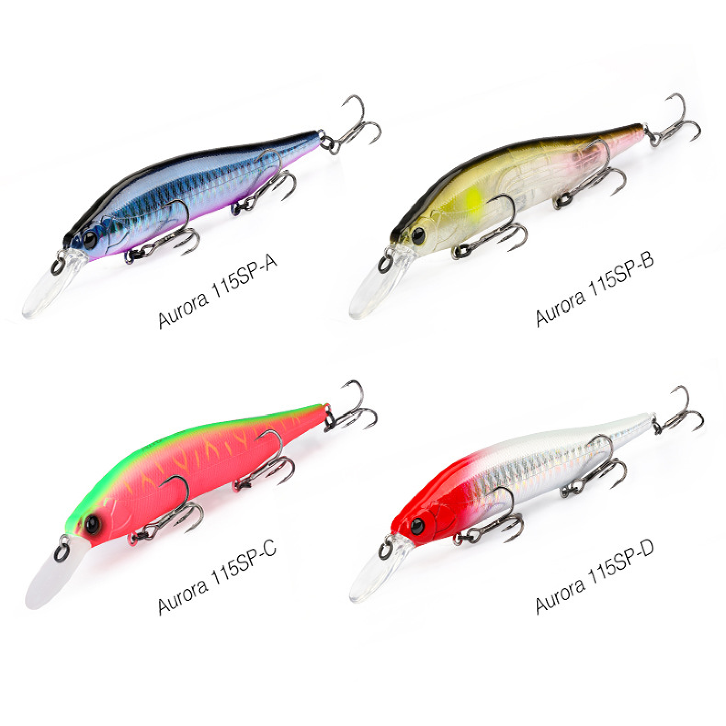 Jerkbait 115SP, Suspend, 4.5-inch, Diving 9.2-ft, #HB59090A