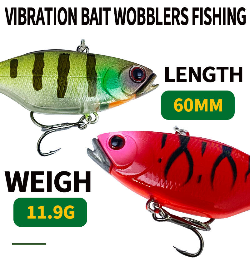 Vibration, Lipless-Crankbait, Japanese-Style, 60mm/11.9g, #HB59189A