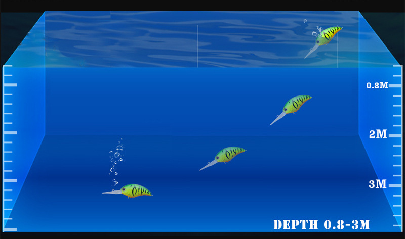 Classic Medium Diving Crankbait, #HB50040A