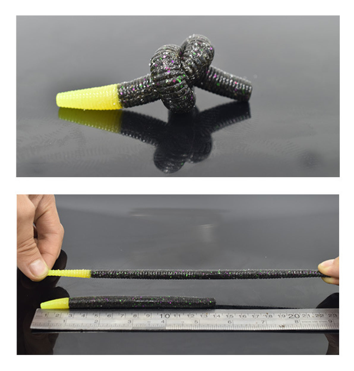 Soft Plastic Stickbait SENKO Worm, Color Tail #SB40108A