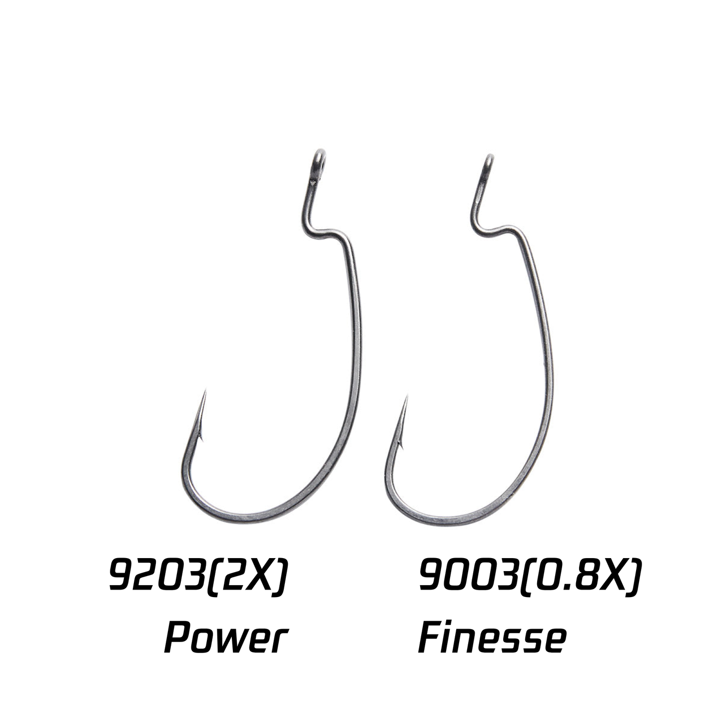 Finesse Offset EWG Hook, Teflon Nano Smooth Coat, 9003(0.8X), #4~1/0, #HK59003A