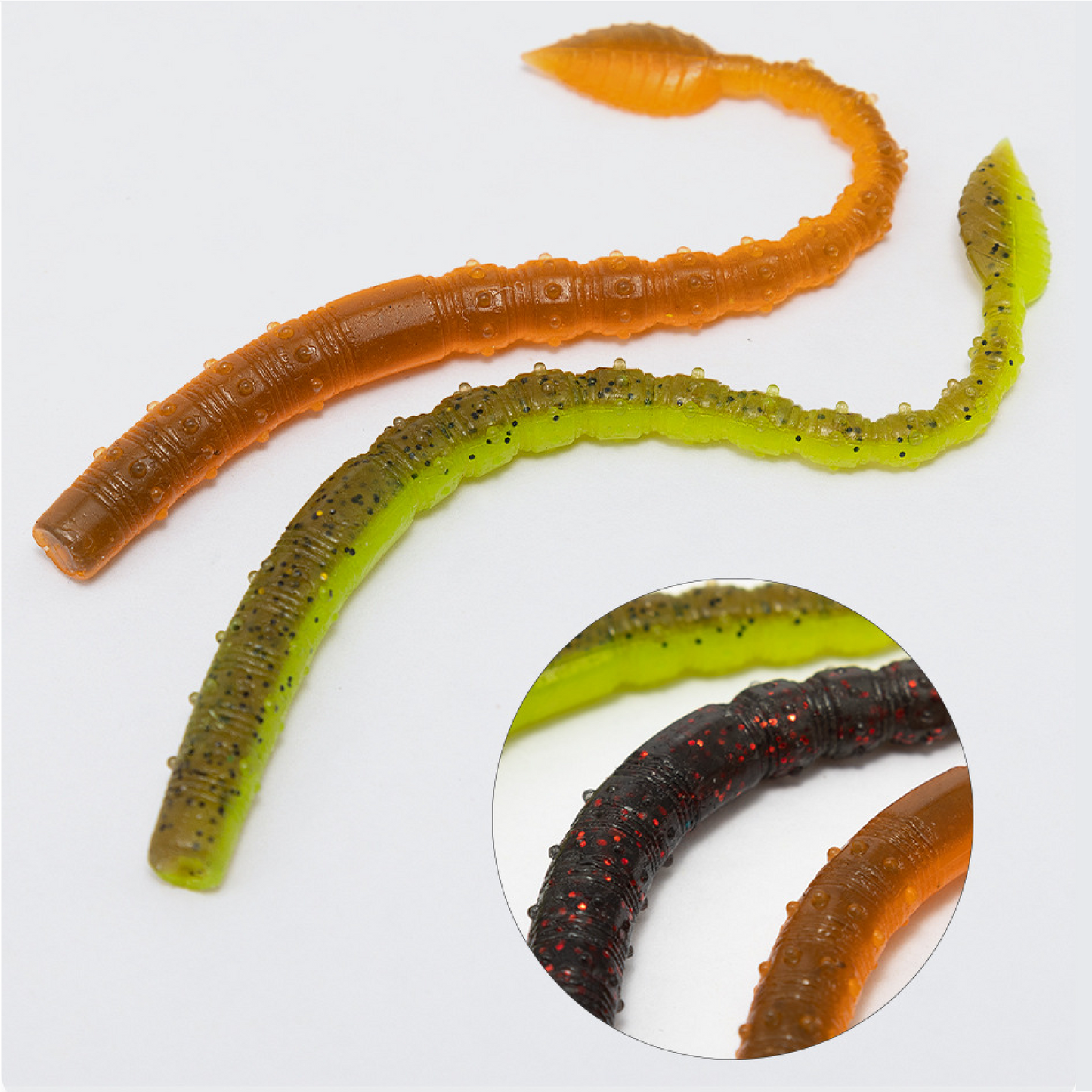 Leaf-Tailed Worm, Floating & Scented, 4.5-inch, #SB53120A