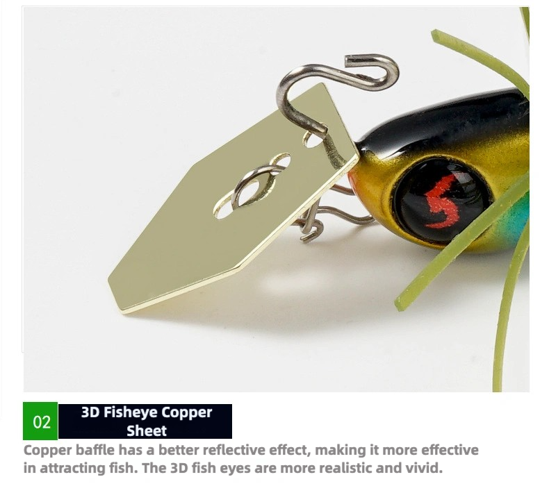 Finesse Chatterbait, Japanese-Style, Hand-crafted, 8.6g, #SC50312A