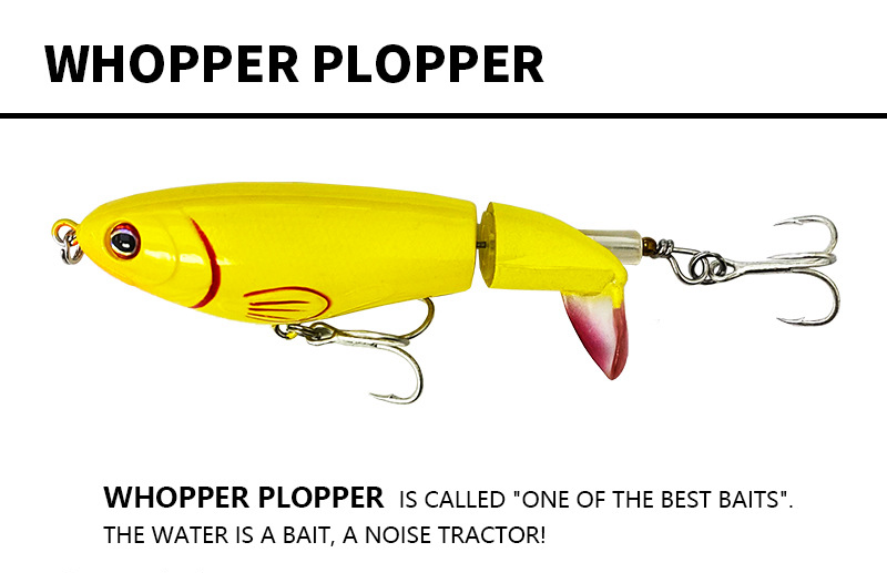 Topwater, Whopper Plopper Lure, 90mm/14.2g, #HB99057A
