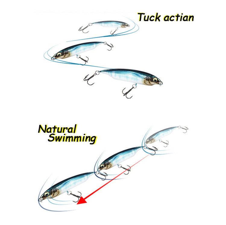 Z-Zag Minnow Lure, Sinking, 59s/80s, #HB50206B
