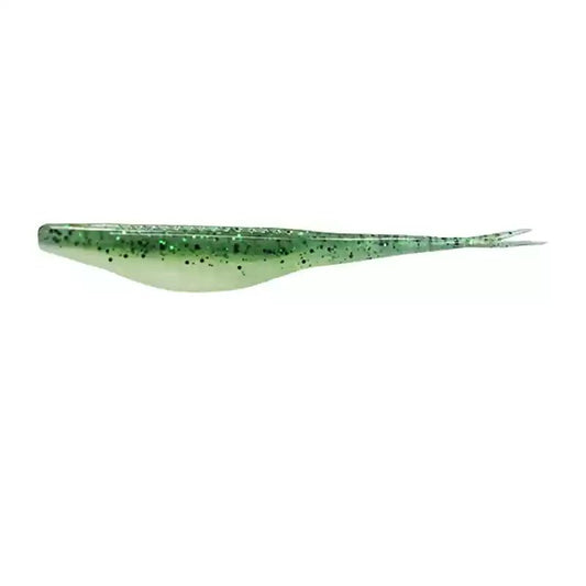 Soft Jerk Bait Fork Tail Flukee Shad, Scented #SB40108B