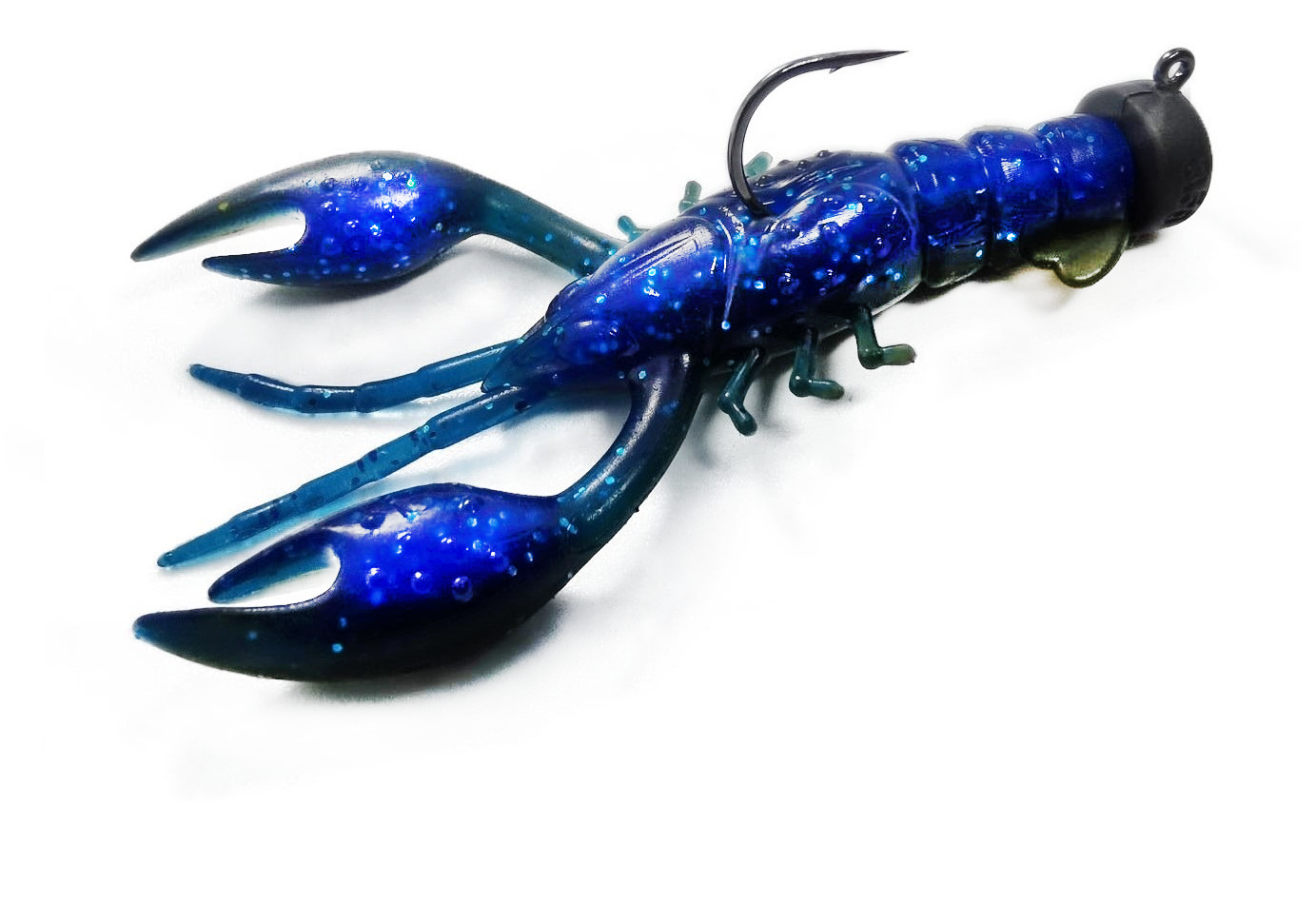 Soft Plastic Finesse Craw Bait, Tear-Resistant&Float #SB40107A