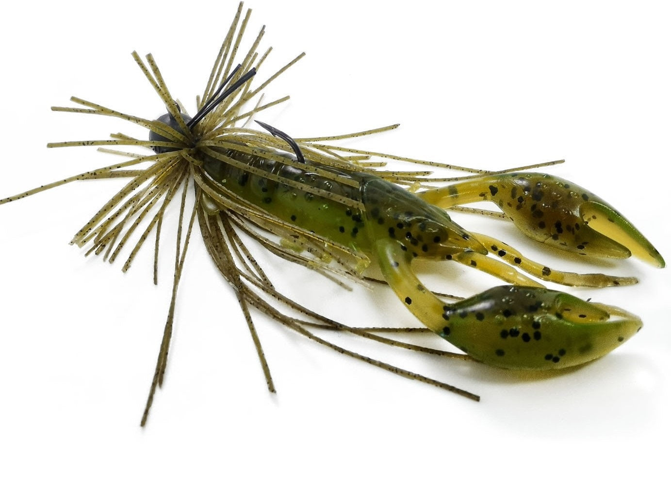 Soft Plastic Finesse Craw Bait, Tear-Resistant&Float #SB40107A