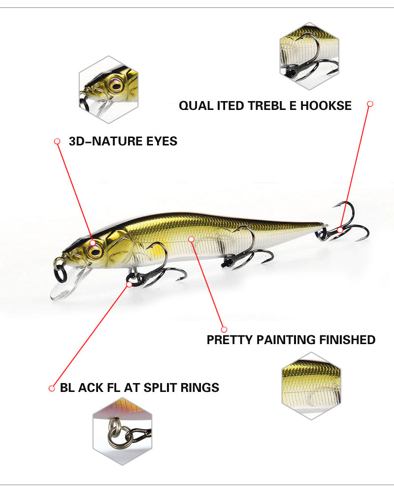 Japanese-Style, Jerk Bait, Supending, (97mm/9g), #HB59097A