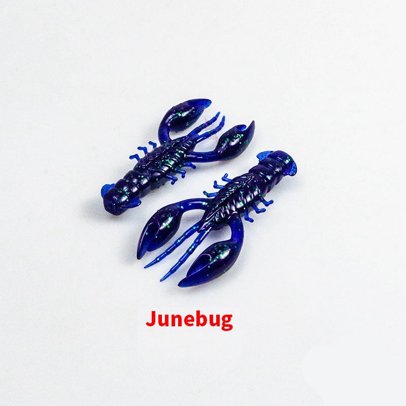 Soft Plastic Finesse Craw Bait, Tear-Resistant&Float #SB40107A