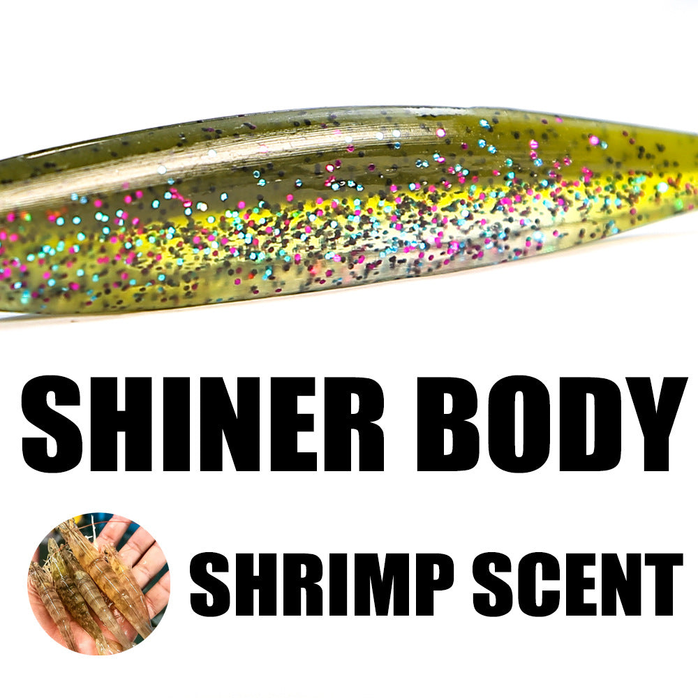 Swimbait Soft Plastic Shad Lure, 2/2.75/3.5-inch, Scented, #SB50290E