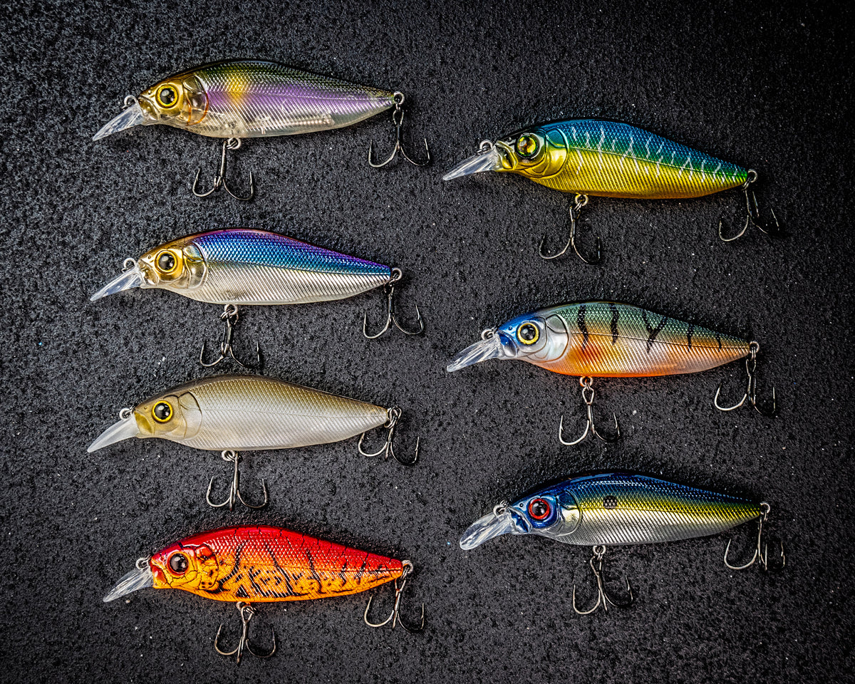 Elfin Shad — Fire Craw with retail packaging