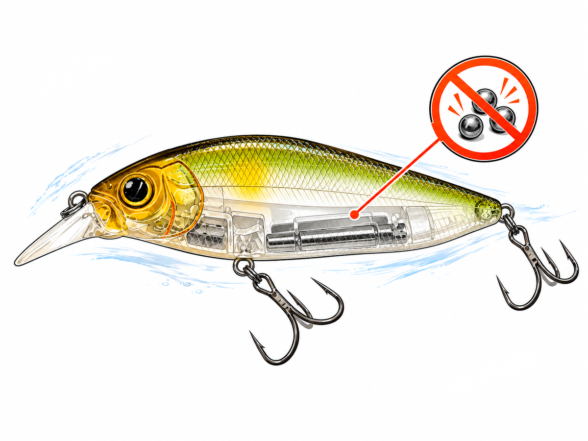 Elfin Shad — NO INTERNAL RATTLE