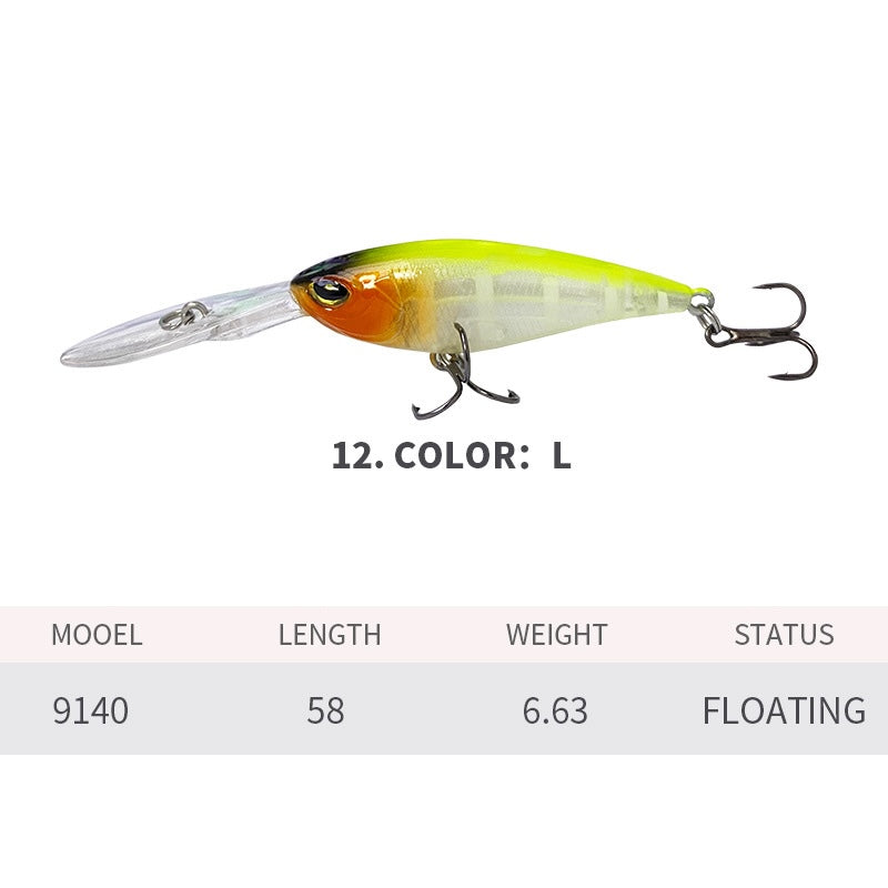 Sprint Crankbait, Japanese Style, 2.5-3.0m, (95mm / 13g), #HB59140A