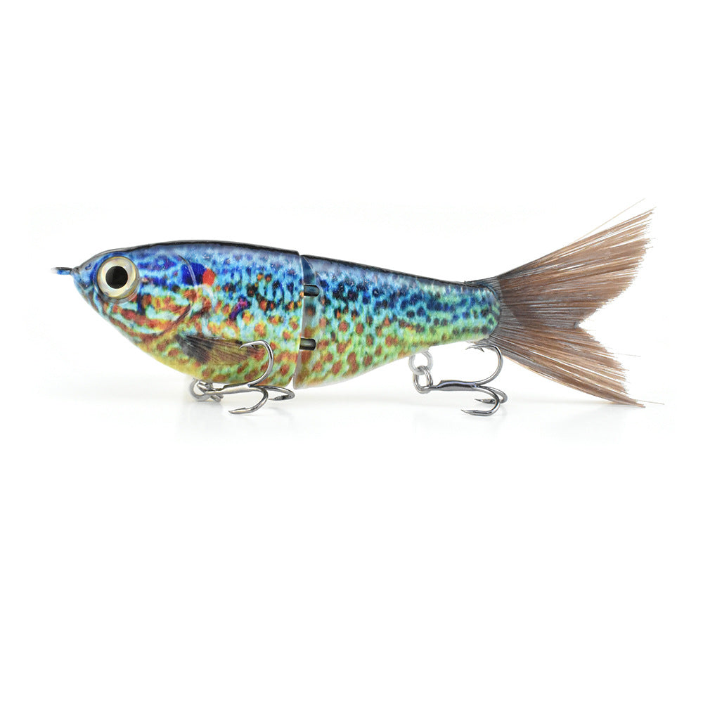 Tiny Glide Bait, Realistic Skin, Handcraft-Style, 120mm/17.5g, #SW52221A
