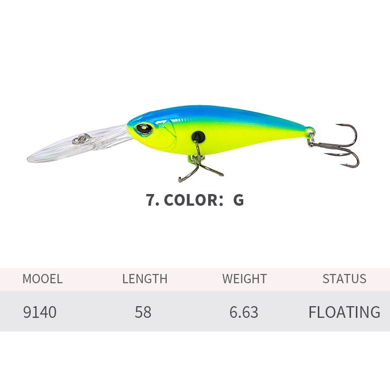 Sprint Crankbait, Japanese Style, 2.5-3.0m, (95mm / 13g), #HB59140A