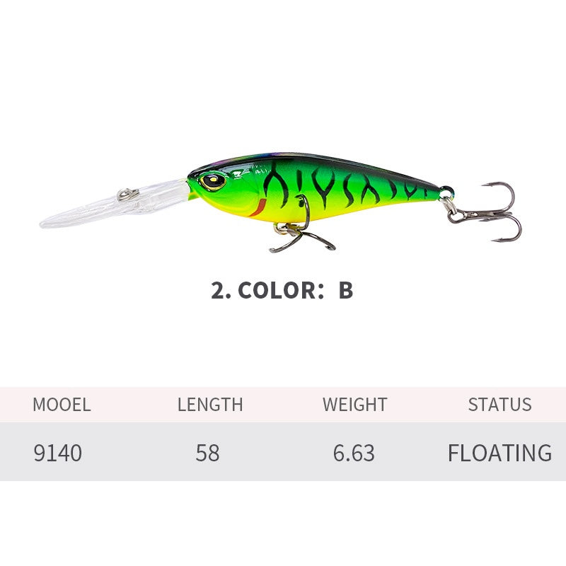 Sprint Crankbait, Japanese Style, 2.5-3.0m, (95mm / 13g), #HB59140A