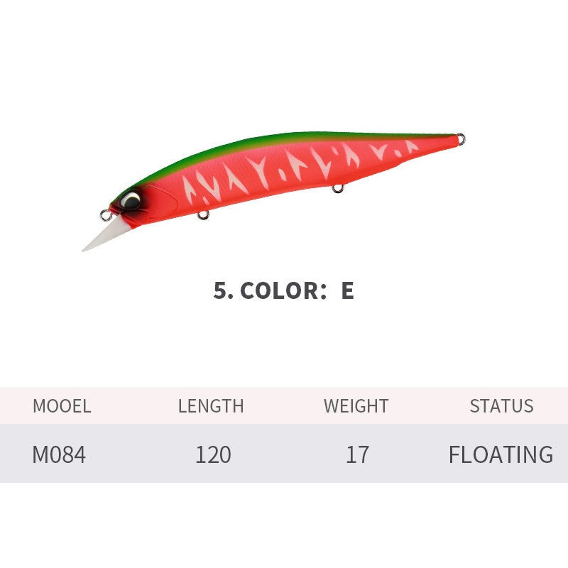 Flat Side JerkBait, Supend, High-Performance, 120mm/18.5g, #HB52084A