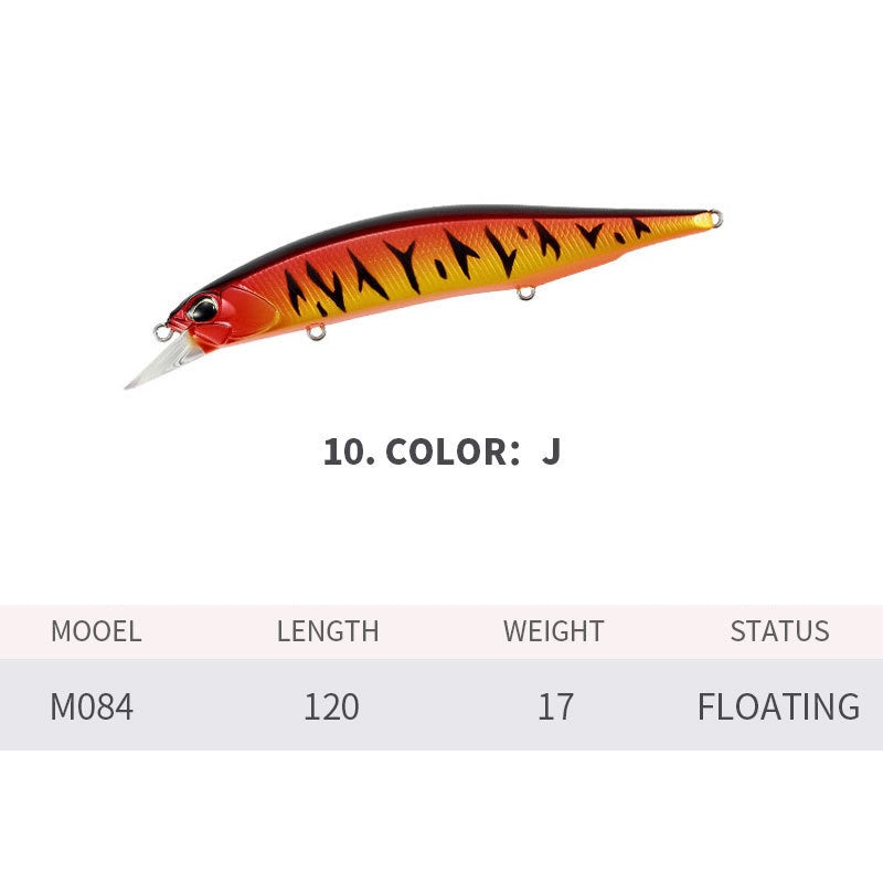 Flat Side JerkBait, Supend, High-Performance, 120mm/18.5g, #HB52084A