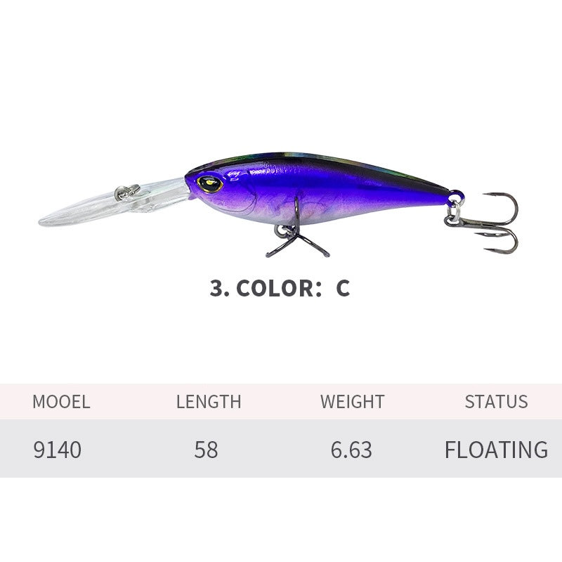 Sprint Crankbait, Japanese Style, 2.5-3.0m, (95mm / 13g), #HB59140A