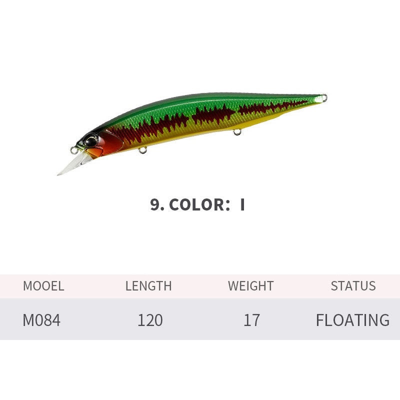 Flat Side JerkBait, Supend, High-Performance, 120mm/18.5g, #HB52084A