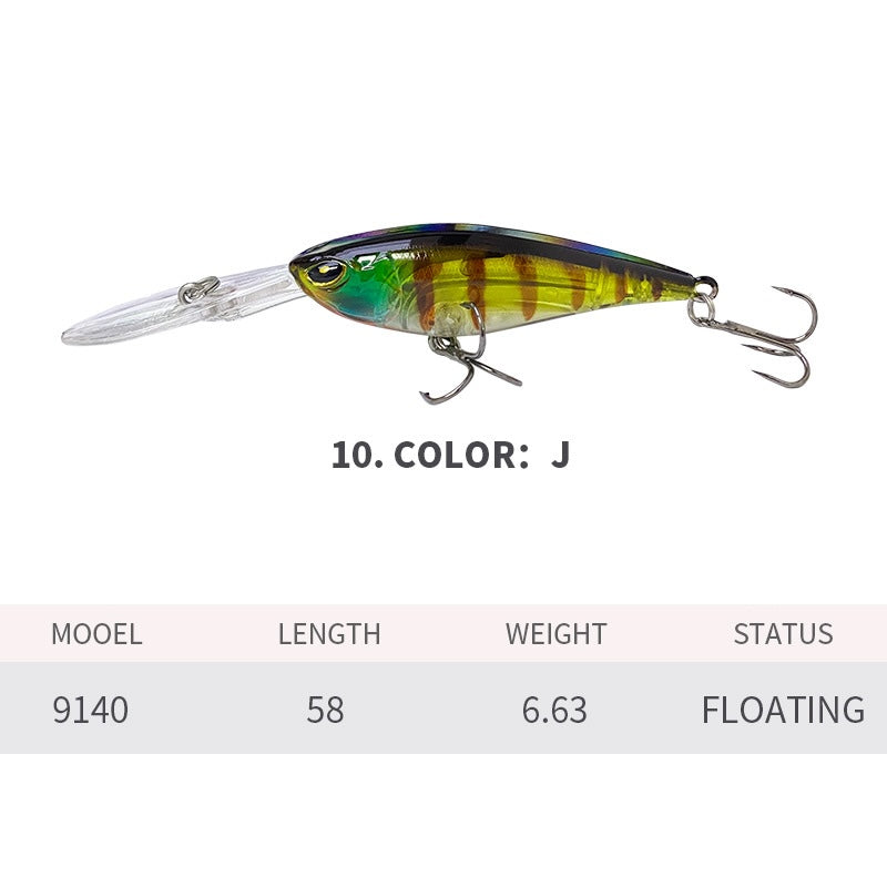 Sprint Crankbait, Japanese Style, 2.5-3.0m, (95mm / 13g), #HB59140A