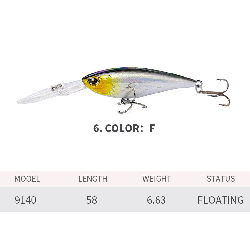 Sprint Crankbait, Japanese Style, 2.5-3.0m, (95mm / 13g), #HB59140A