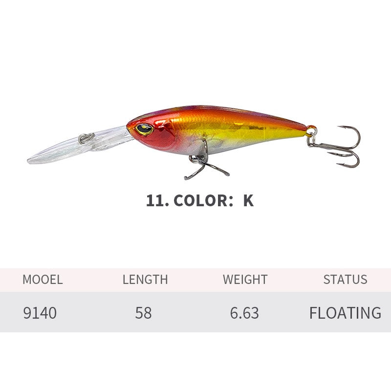 Sprint Crankbait, Japanese Style, 2.5-3.0m, (95mm / 13g), #HB59140A
