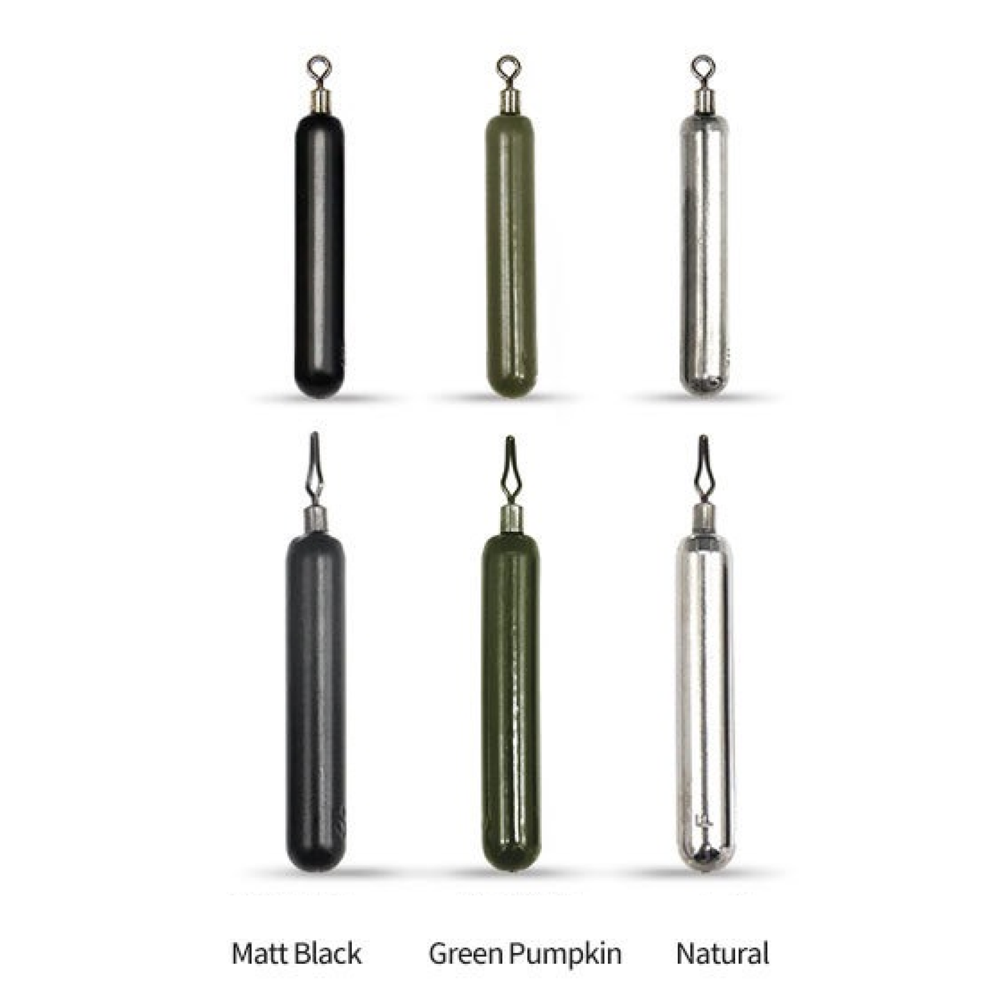 TUNGSTEN SKINNY DROP SHOT WEIGHT, 3/64 oz~ 1 oz, Multiple Colors, #TW50222A