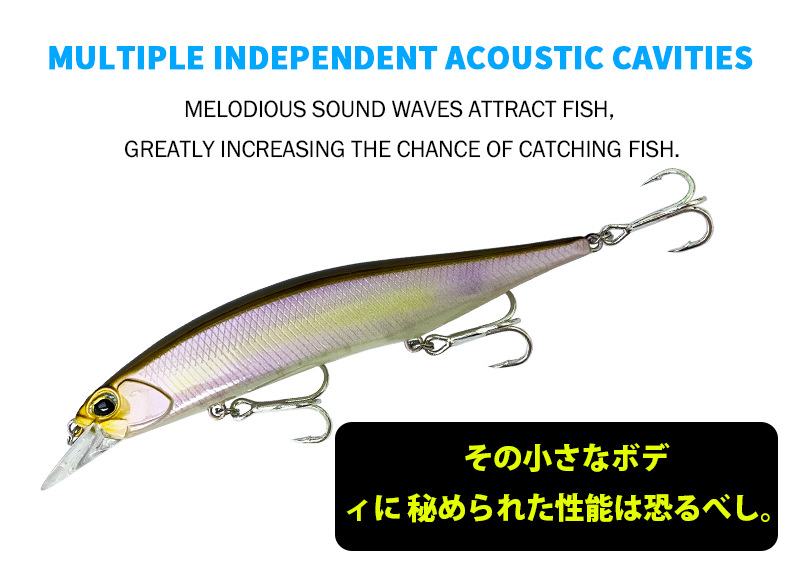 Flat Side JerkBait, Supend, High-Performance, 120mm/18.5g, #HB52084A